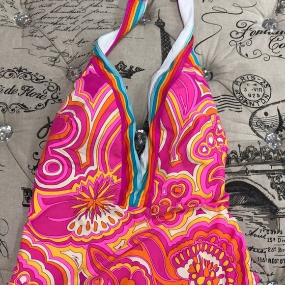 TRINA TURK Morning Sunrise One Piece Swimsuit - Picture 5 of 8